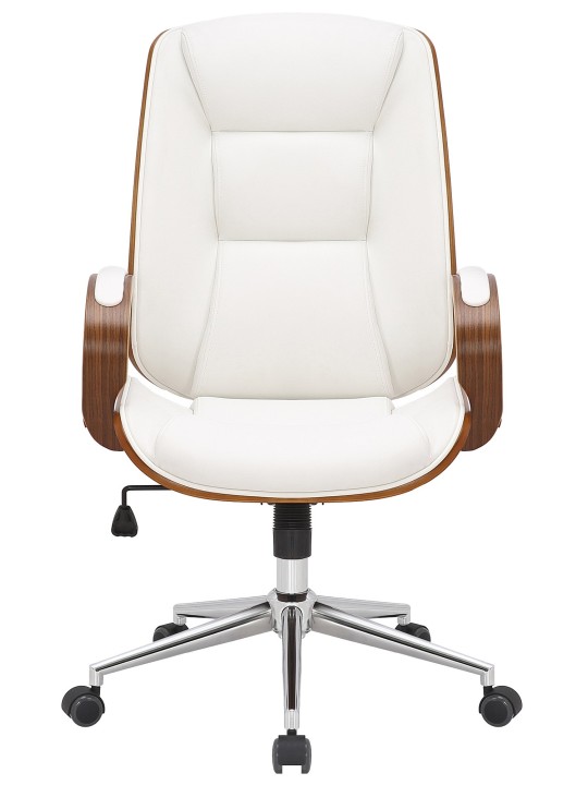 Kontorstol Yankton, valnød/hvid