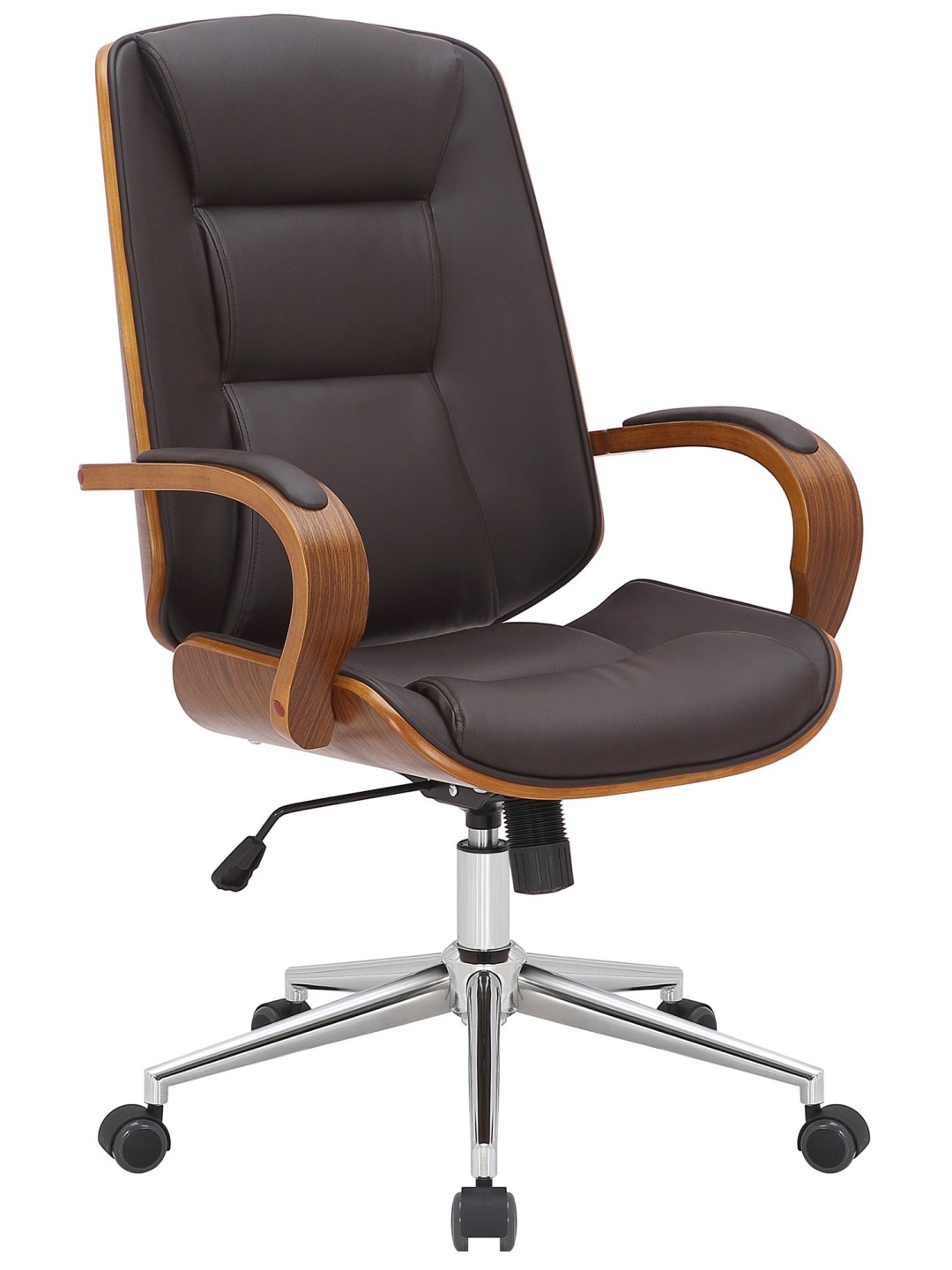 Kontorstol Yankton, valnød/brun