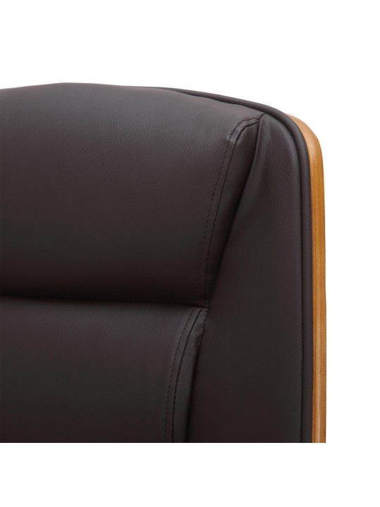 Kontorstol Yankton, valnød/brun