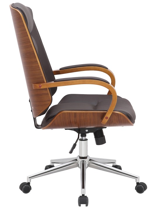 Kontorstol Yankton, valnød/brun