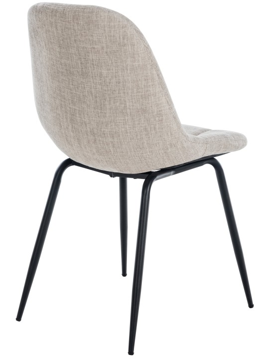 Sæt med 2 stole Tom stof, creme Sæt med 2 stole Tom stof, creme