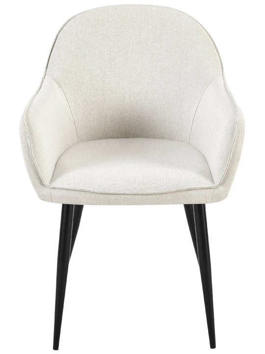 Spisestuestol Boise stof, creme