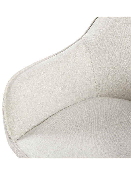 Spisestuestol Boise stof, creme