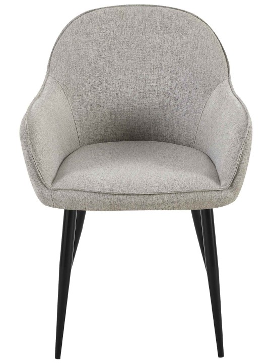 Spisestuestol Boise stof, grå