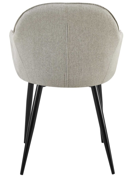 Spisestuestol Boise stof, grå