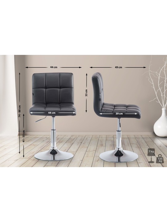 Palma liggestol V2, sort