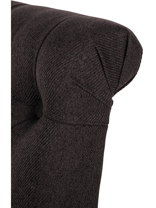 Spisestuestol Lisburn stof, sort Spisestuestol Lisburn stof, sort