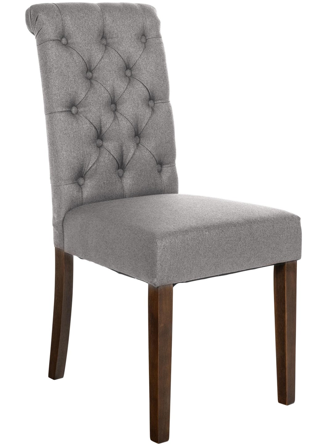 Spisestuestol Lisburn stof, grå