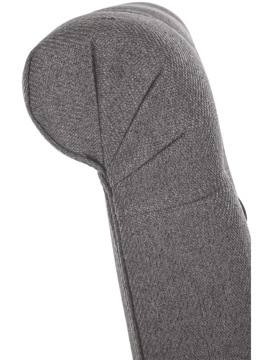 Spisestuestol Lisburn stof, grå