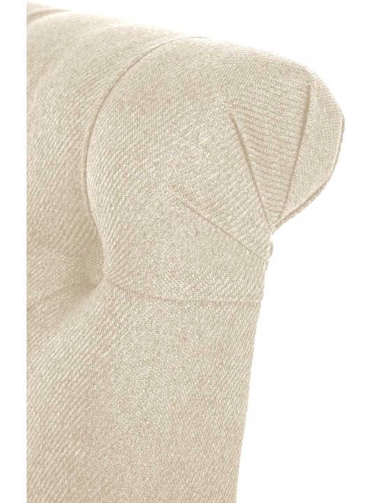 Spisestuestol Lisburn stof, creme