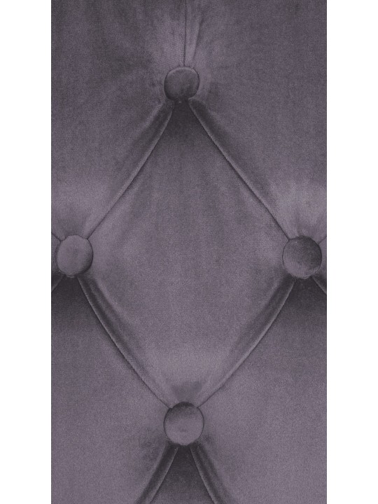 Lisburn spisestuestol i fløjl, mørkegrå Lisburn spisestuestol i fløjl, mørkegrå