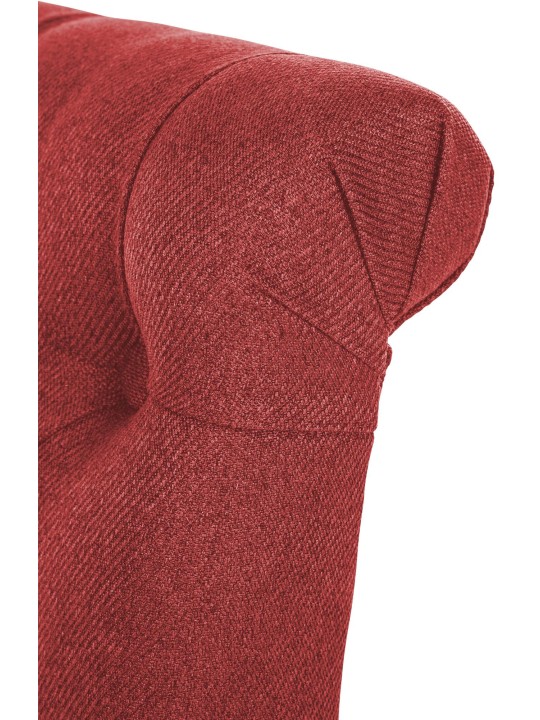 Sæt med 2 spisestuestole Lisburn Stof, rød Sæt med 2 spisestuestole Lisburn Stof, rød