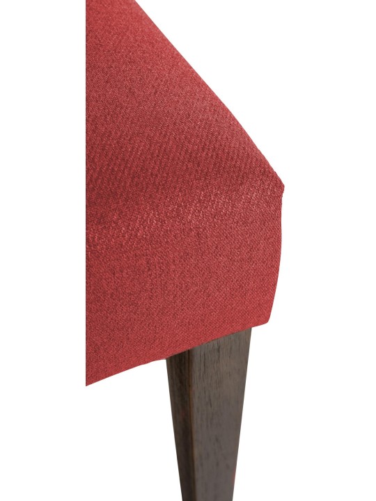 Sæt med 2 spisestuestole Lisburn Stof, rød Sæt med 2 spisestuestole Lisburn Stof, rød