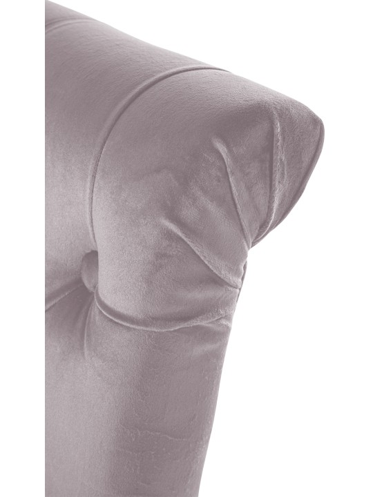 Sæt med 2 spisestuestole Lisburn velvet, grå