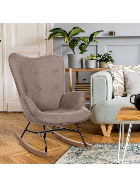 Stol Sanka stof, taupe