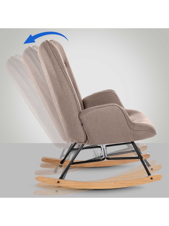 Stol Sanka stof, taupe