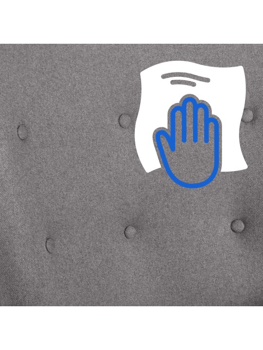 Stol Sanka stof, grå