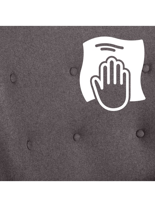 Stol Sanka stof, mørkegrå