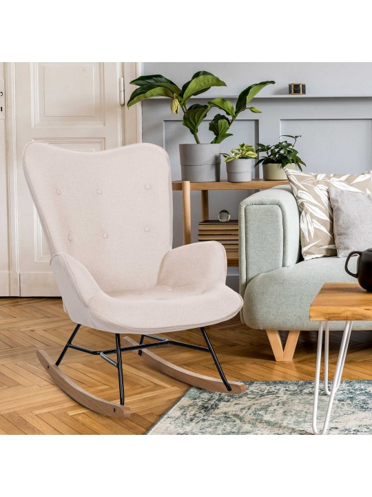 Stol Sanka stof, creme Stol Sanka stof, creme