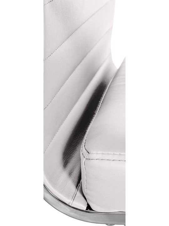 Kontorstol Amadora imiteret læder, hvid Kontorstol Amadora imiteret læder, hvid