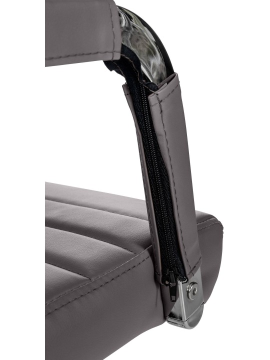 Kontorstol Amadora imiteret læder, grå Kontorstol Amadora imiteret læder, grå