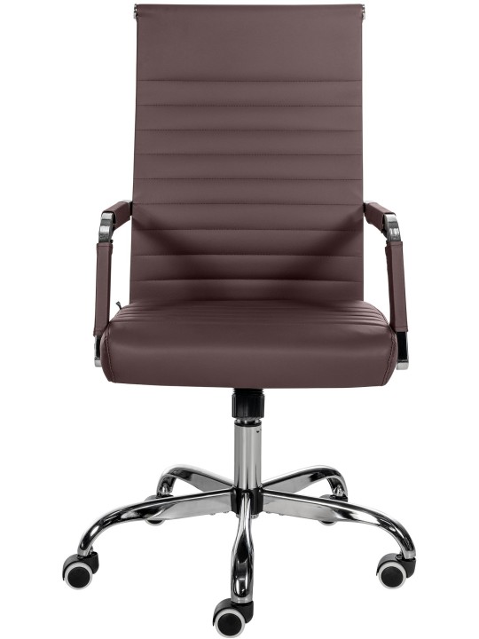 Kontorstol Amadora imiteret læder, brun Kontorstol Amadora imiteret læder, brun