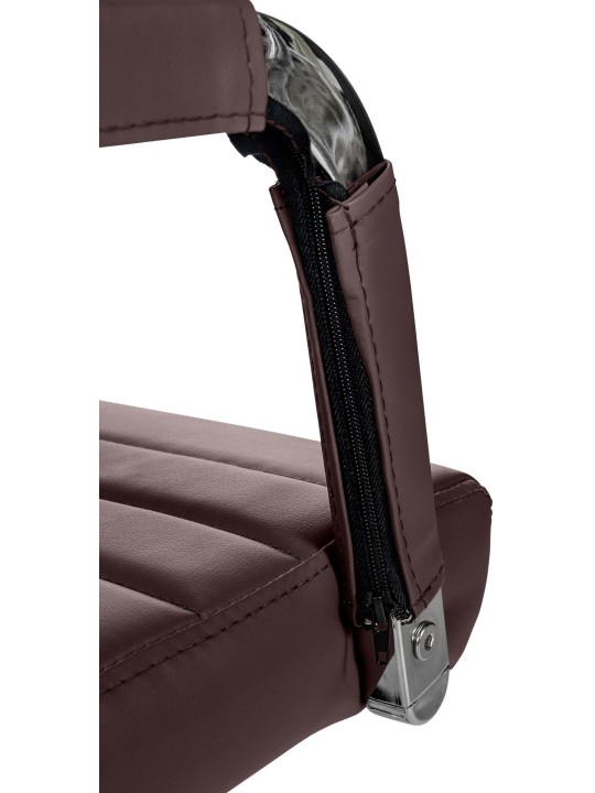 Kontorstol Amadora imiteret læder, brun Kontorstol Amadora imiteret læder, brun