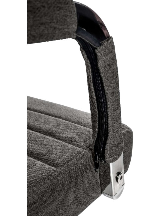 Kontorstol Amadora stof, mørkegrå