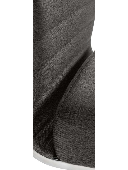 Kontorstol Amadora stof, mørkegrå