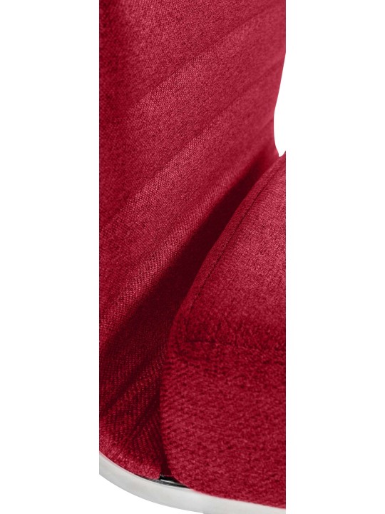 Kontorstol Amadora stof, rød