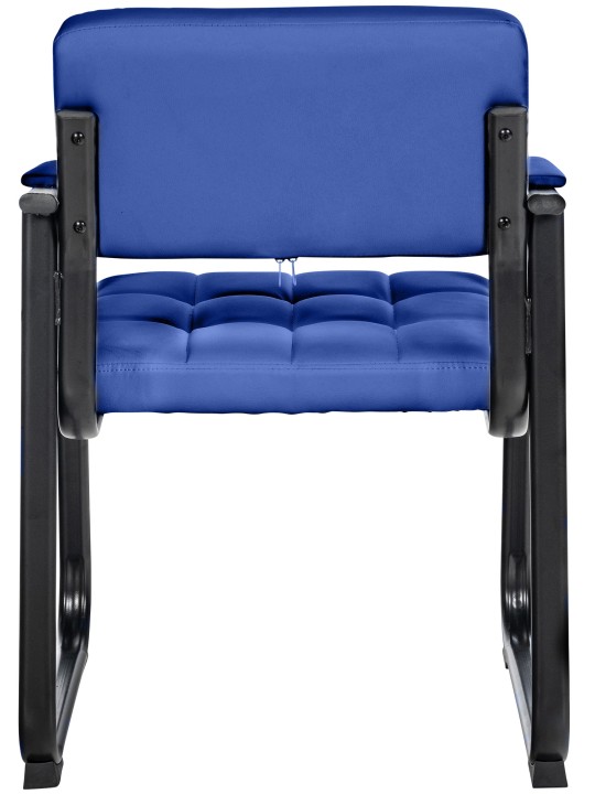 Besøgsstol Canada B imiteret læder, blå