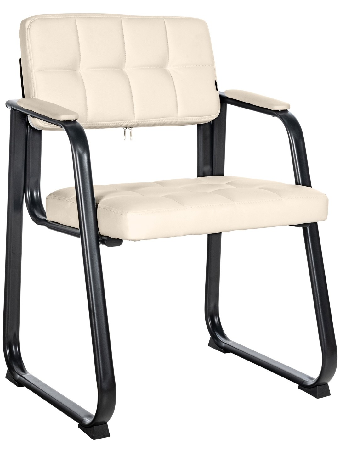 Besøgsstol Canada B imiteret læder, creme