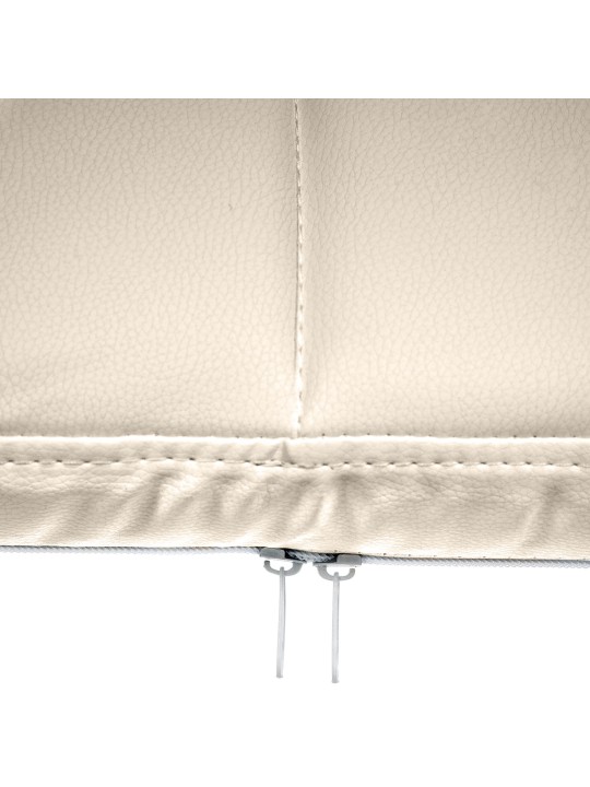 Besøgsstol Canada B imiteret læder, creme