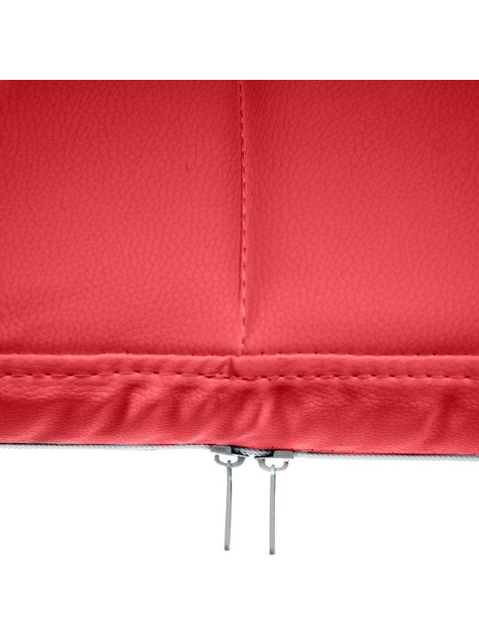 Besøgsstol Canada B imiteret læder, rød