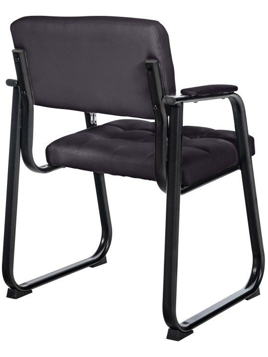 Besøgsstol Canada B imiteret læder, sort Besøgsstol Canada B imiteret læder, sort