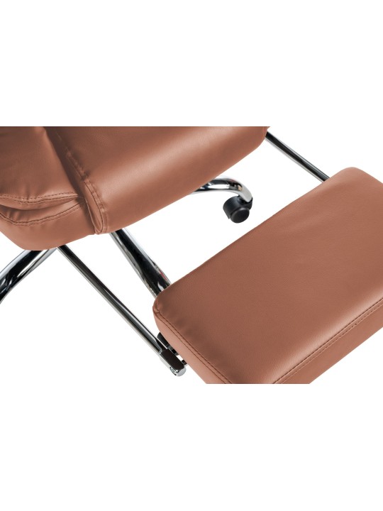 Kontorstol Oxygen imiteret læder, lysebrun Kontorstol Oxygen imiteret læder, lysebrun