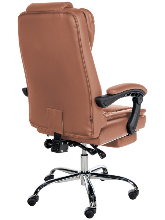 Kontorstol Oxygen imiteret læder, lysebrun Kontorstol Oxygen imiteret læder, lysebrun