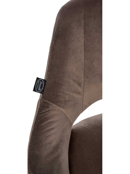 Barstol Milet fløjl, brun Barstol Milet fløjl, brun