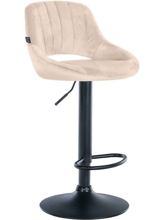 Barstol Milet fløjl, creme Barstol Milet fløjl, creme