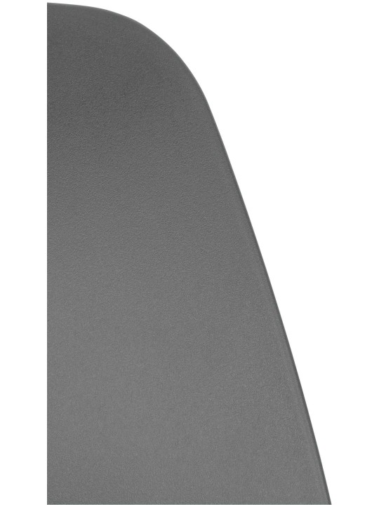 Sæt med 2 barstole Gilbert plastic, grå