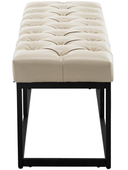 Bænk Amun kunstlæder B100, creme