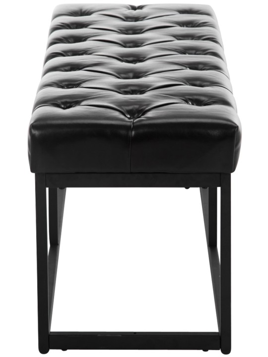 Bænk Amun kunstlæder B100, sort