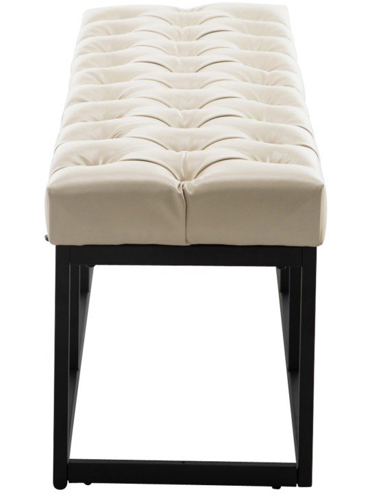 Bænk Amun kunstlæder B120, creme