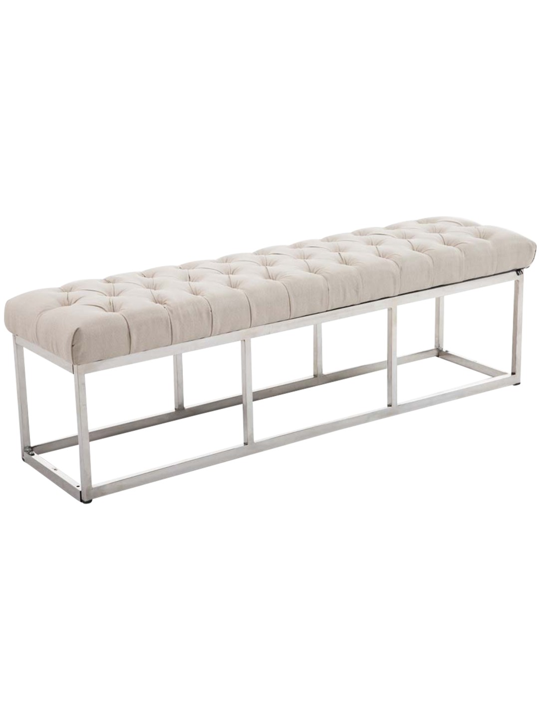 Bænk Amun stof E150, creme