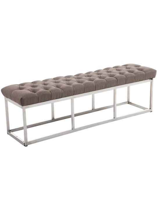 Bænk Amun stof E150, taupe Bænk Amun stof E150, taupe