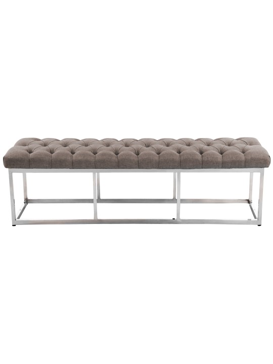 Bænk Amun stof E150, taupe Bænk Amun stof E150, taupe