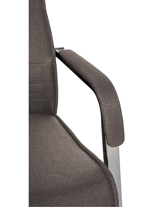 Besøgsstol Hobart stof, mørkegrå Besøgsstol Hobart stof, mørkegrå