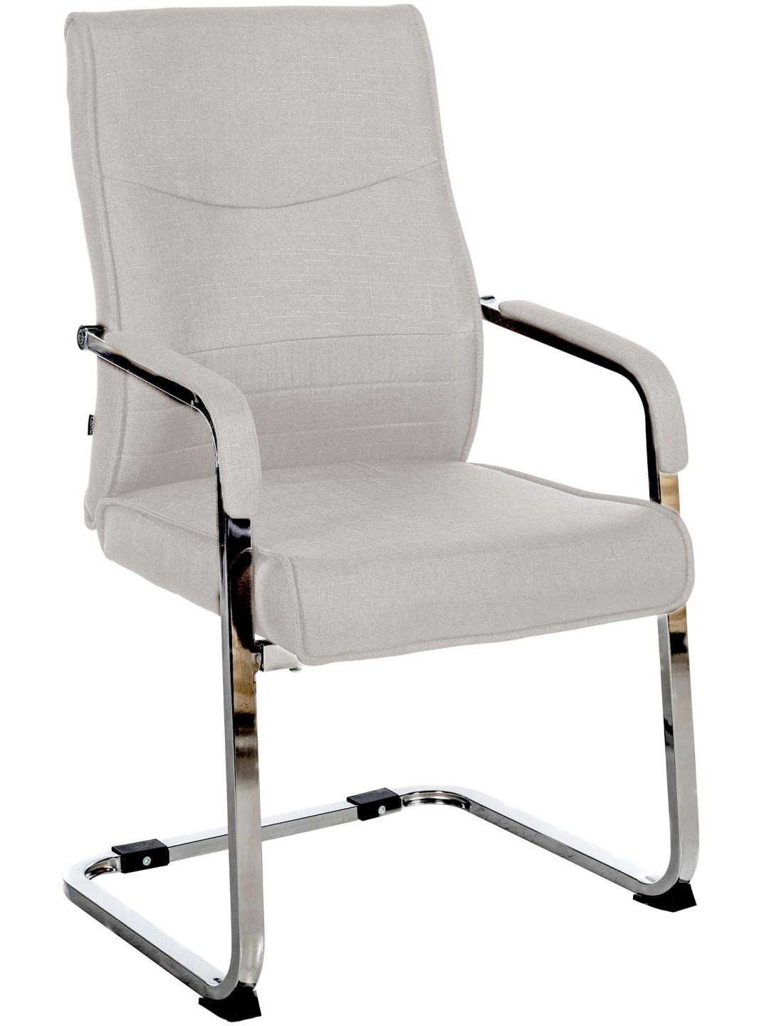 Besøgsstol Hobart stof, grå