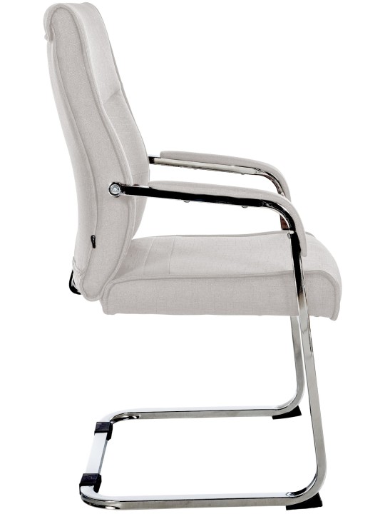 Besøgsstol Hobart stof, grå
