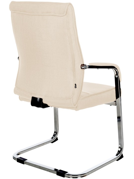 Besøgsstol Hobart stof, creme